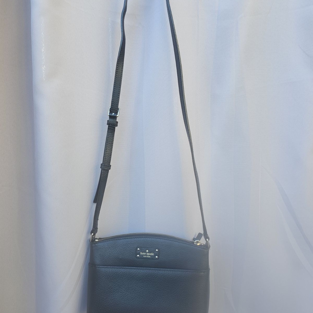 Kate Spade Black Leather Grove Crossbody Bag